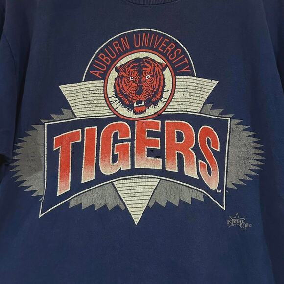 Vintage Auburn University Tigers Tee Shirt - Picture 2 of 5